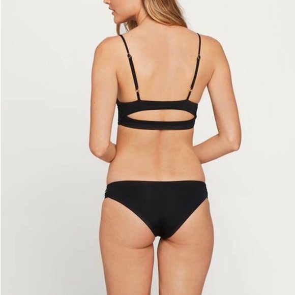 NWT L Space Black 2 Piece Bikini - Picture 2 of 7